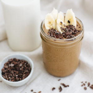 The PMS fighting Chunky Monkey Chocolate Smoothie