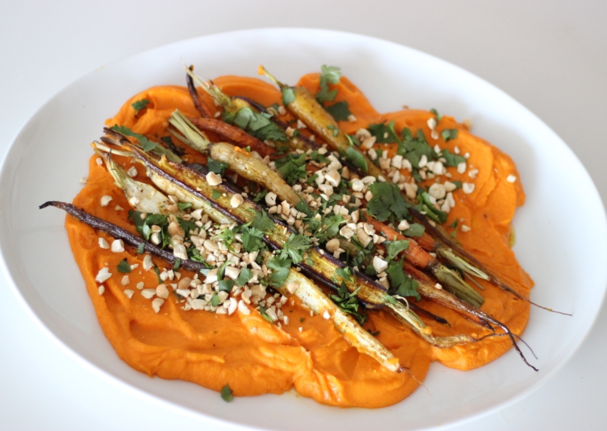Spiced Rainbow Carrots And Carrot Puree.. 880x625 Acf Cropped
