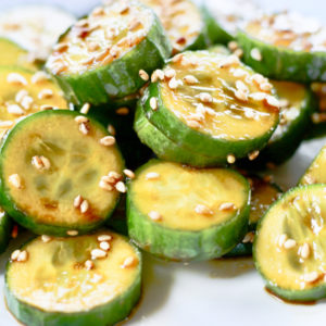 Chilled Sesame Cucumber Salad